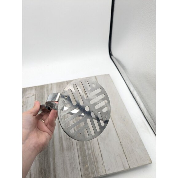 Vintage EKCO Potato Vegetable Masher Faux Wood Handle Utensil 9 1/2" - Picture 6 of 6